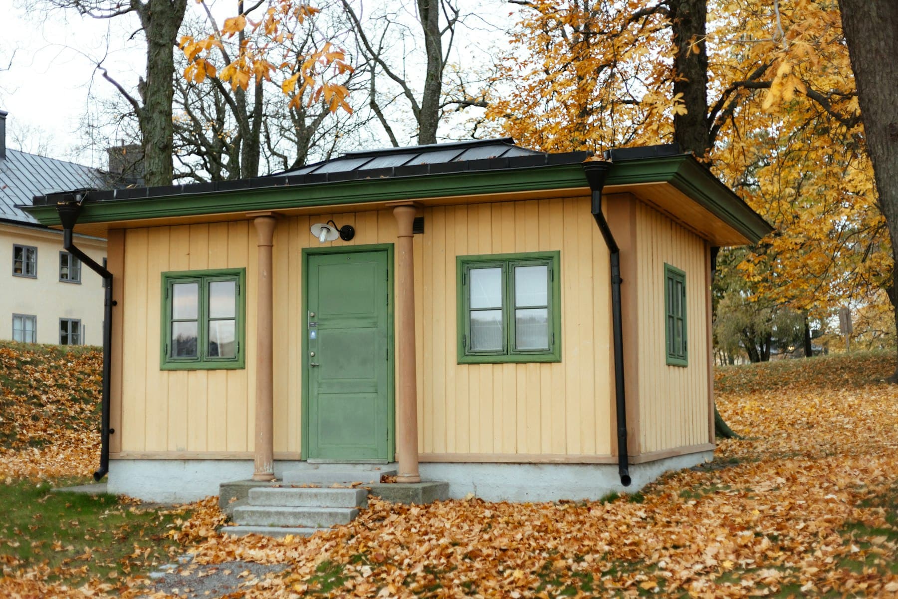 Small detached backyard unit with its own entrance